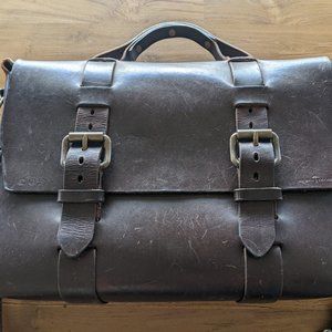 Colsen Keene 4313 satchel briefcase in crazy horse leather